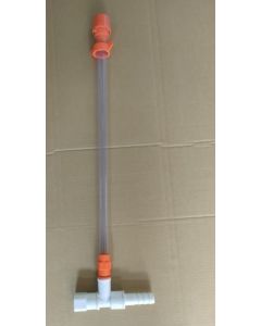 Breather tube D450 straight t-piece w/hose nozzel 20mm
