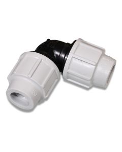 Elbow 90deg PP 20mm NP16 f/PE-pipe