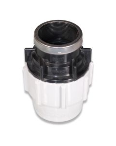 Adapter union PP 63x 2"fm NP16 f/PE-pipe