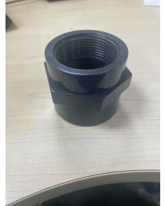 Adapter socket reinforced 50id x 1 1/2"f w/octagon PVC NP10