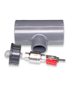 Meztering injector HH95 63mm cpl with non return valve SST