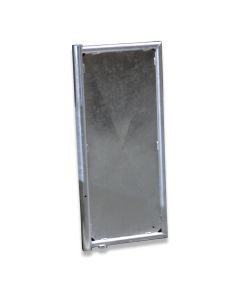Door leaf for exit gate feeding station CI/ESF