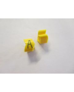 Cable noticeable clip 2-4 yellow/black A   diameter 4-10mm
