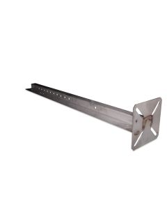 End profile 1000/35 SST w/bottom plate w/shackle lh