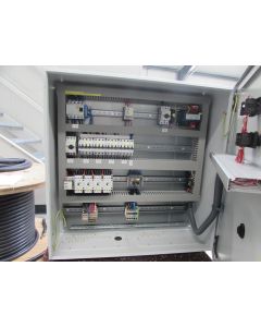 Control cabinet manure removal