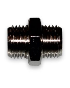 Hexagon nipple, brass, 1/4" (VZ00046)