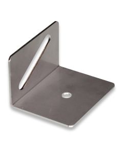Angle bracket for plastic plate/tube feeder