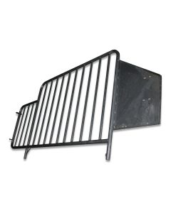 Frame for partition for stall EU 2400 end piece left