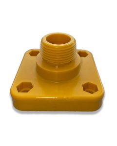 Flange PA with 3/4" male f/filtering unit