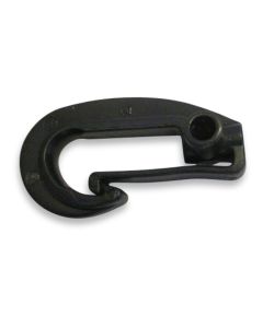 Cable clamp w/snap hook plas f/relea vol disp up to rope 3mm