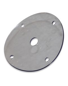 Flange gasket soft PVC D140/19x3mm D115mm 4hole D8.5mm