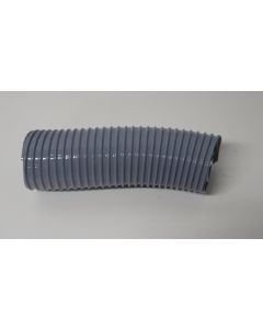 SPOUT,FLEX,12",3.5"PVC SUPER VACU-FLEX W/FABRIC RIP-STOP, BL
