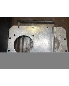 Front sheet discharger 114 with drawer for flange set