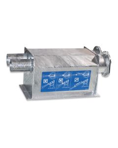 Lower part f/silo boot M 60 2-line 1 direction