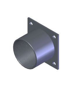 Suction pipe 2½" SST / flange 120x120