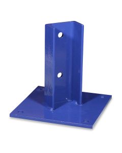 Channel section with base plate galv