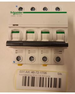 Automatic fuse 3P+N 13A Schneider