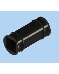 TUBE CONNECTOR WITHOUT (2) CRIMP-RINGS, F/22MMX22MM