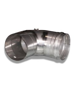 Chimney bend EU single wall 90deg 150mm reinforced f/RGA100