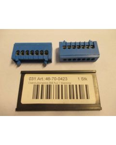 Distribution block Blue zero 7 clip