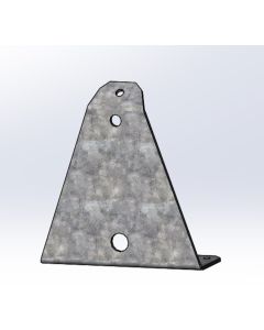 Support for pulley Metal inlet