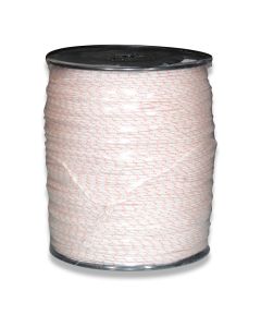 Suspension rope 5mm PES white w/strand orange