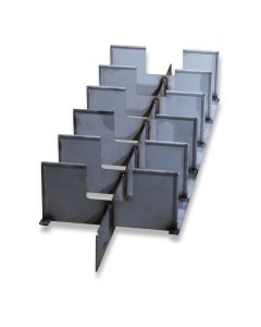 Drinking place divider SST 1320mm double f/weaner