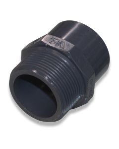 Adapter nipple 40/50x1 1/2"m with octagon