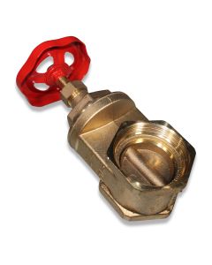 Gate valve 2 1/2" brs NP16 with handwheel