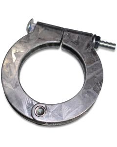 Pipe clip riveted cpl for pipe d 45.0