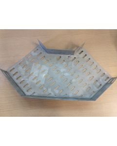 Cover for curve 90°  200x50x3000mm duty cable tay Galv
