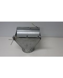 SPOUT,6"90DEG,W/BKBND & AR GK3381