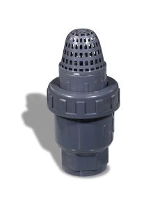 Check valve with suction basket DN DN 40 PVC