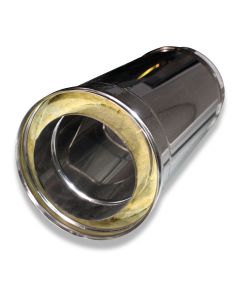 Chimney pipe 0.5m dia150mm double wall ext. f/JetMaster BGH