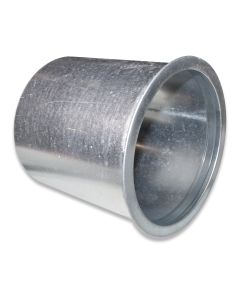 Longitudinally folded tube (smooth) ND200-200 w/1 flange
