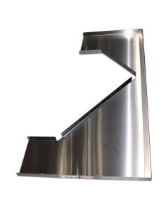 Back panel SST rh f/manure cover rod conveyor 2x350