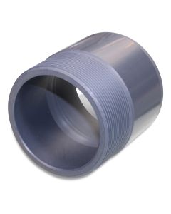 Adapter nipple 90/75x3"m PVC
