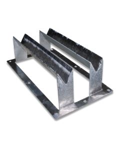 Reducing metal sheet f/auger boot f/tandem silo 2-lines