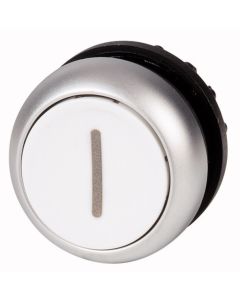 Push button front M22 start I white M22-D-W-X1