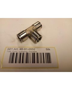 Tee 12 mm, quick coupler, SST, adid-proof