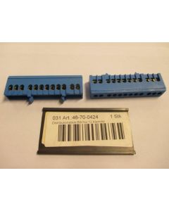 Distribution block Blue zero 12 clip