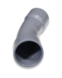 Bend 30deg PVC 63x68mm small
