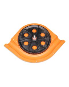 Body half lower PA6 DR850 with corner wheel and ball bearing