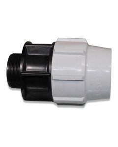 Adapter union PP 63x 2"m NP16 f/PE-pipe