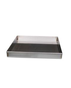 Collecting box for dirt SST 550x460x45 leak proof
