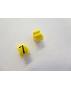 Cable noticeable clip 1-3 yellow/black 7   diameter 2.5-5mm