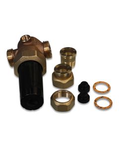 Pressure reducer 315 3/4" 0.5-2 bar wheel black wo/manometer