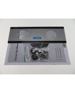 Screw kit w/foil (SST/rubber/plast) f/cover f/room heat.unit