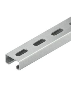 C-profile slot width 18mm 40x22x400mm perfor steel hot-dip
