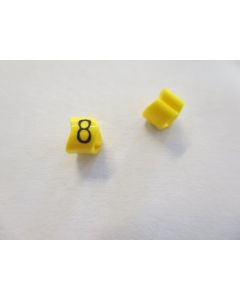 Cable noticeable clip 1-3 yellow/black 8   diameter 2.5-5mm